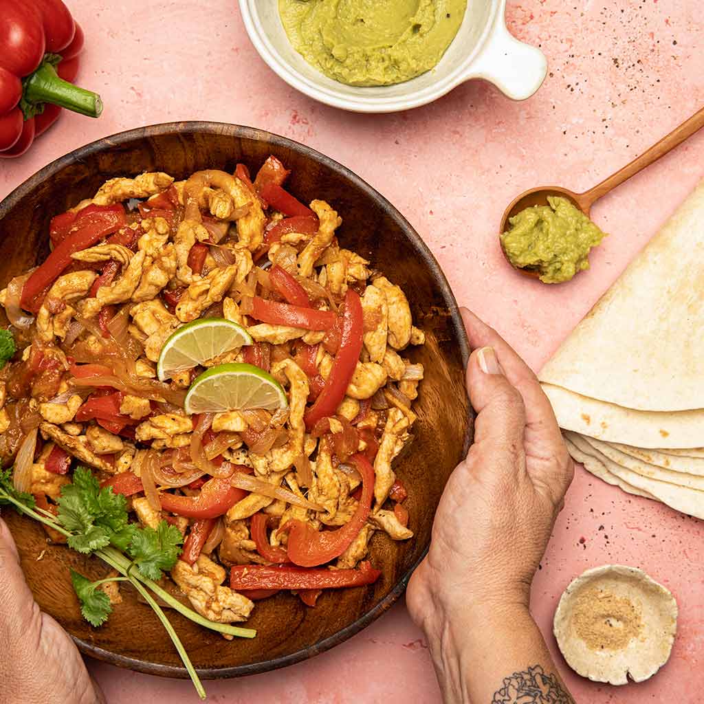 MEXICAN STYLE CHICKEN FAJITAS