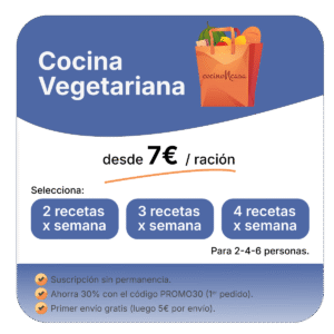Bolsa cocina vegetariana