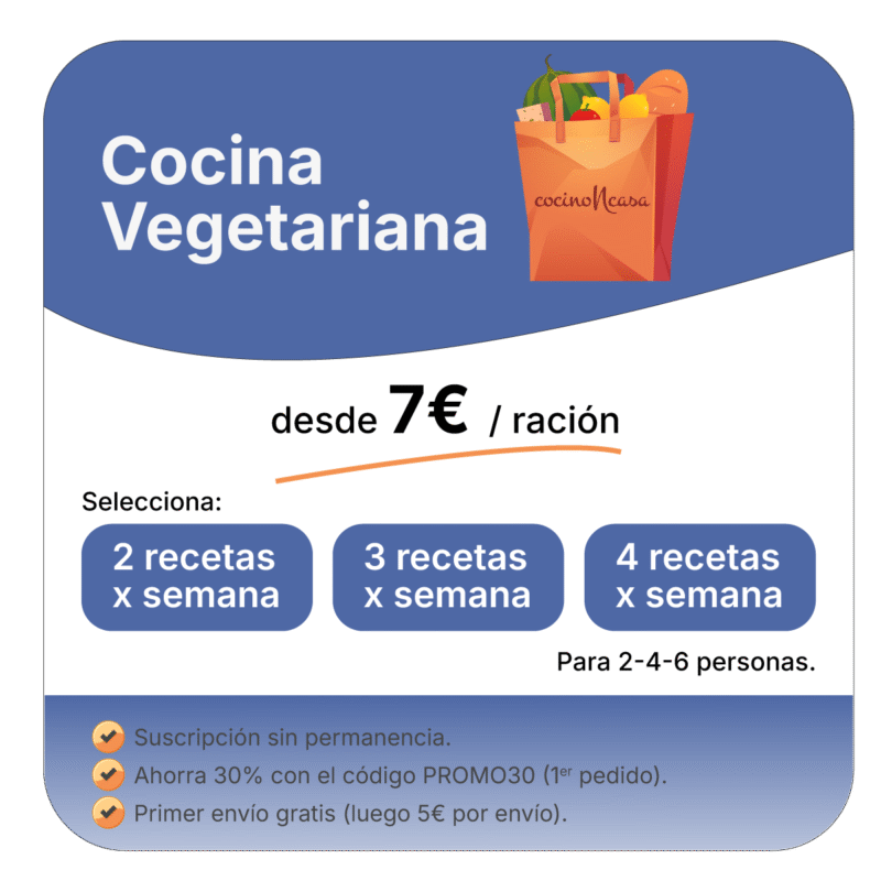 Bolsa cocina vegetariana