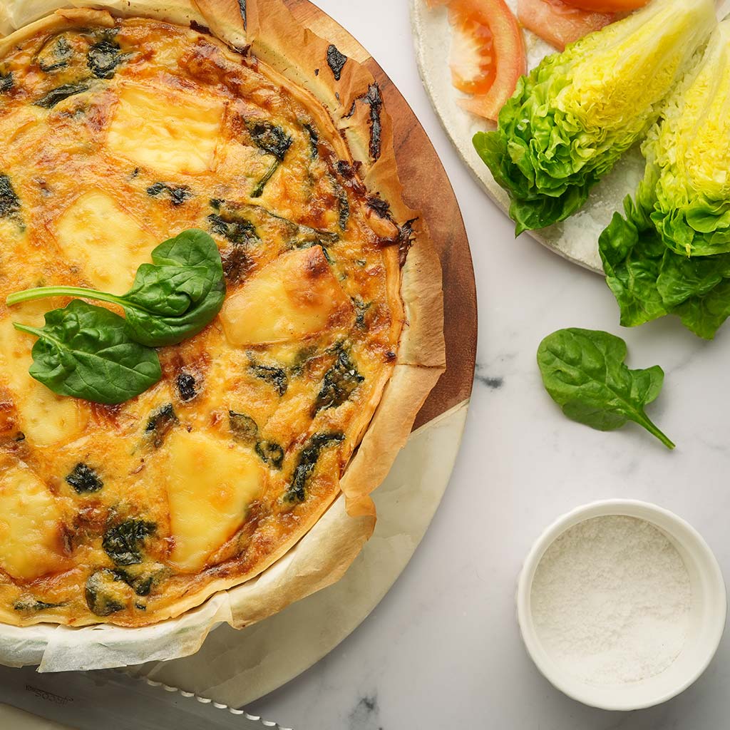 VEGETARIAN QUICHE
