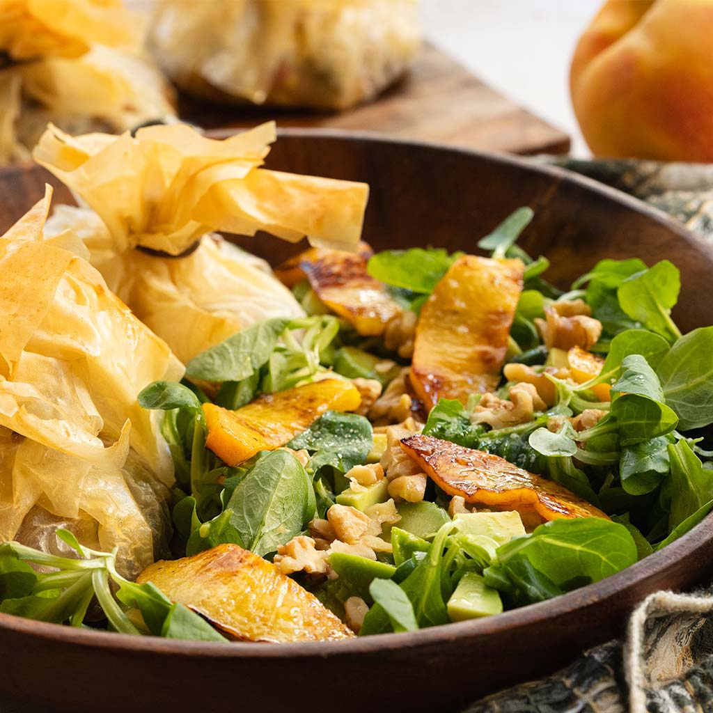 PASTA FILO RELLENA DE SETAS Y JAMÓN
