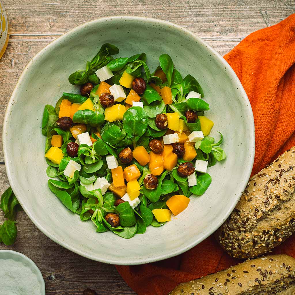 ENSALADA TEMPLADA DE CALABAZA